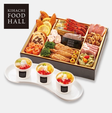 東京青山「KIHACHI」監修 KIHACHI FOOD HALL オードブル＆パフェアイス